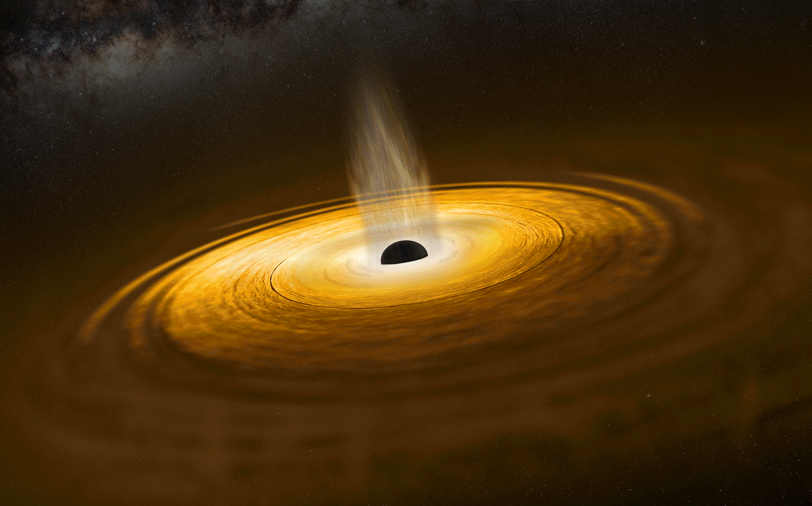 Gif of a black hole