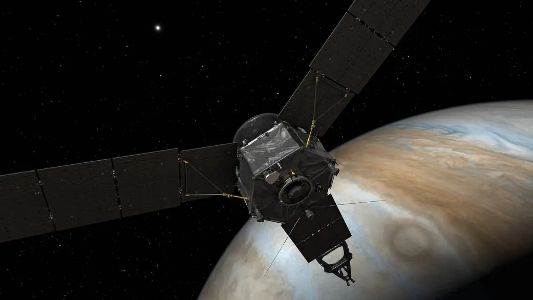 Juno Satellite Jupiter Orbit